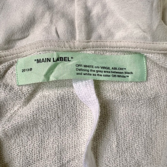 Off-White 2019 Spring -summer Diag Print Multicolor Zip Up Hoodie  Men’s Size XS - Picture 6 of 13